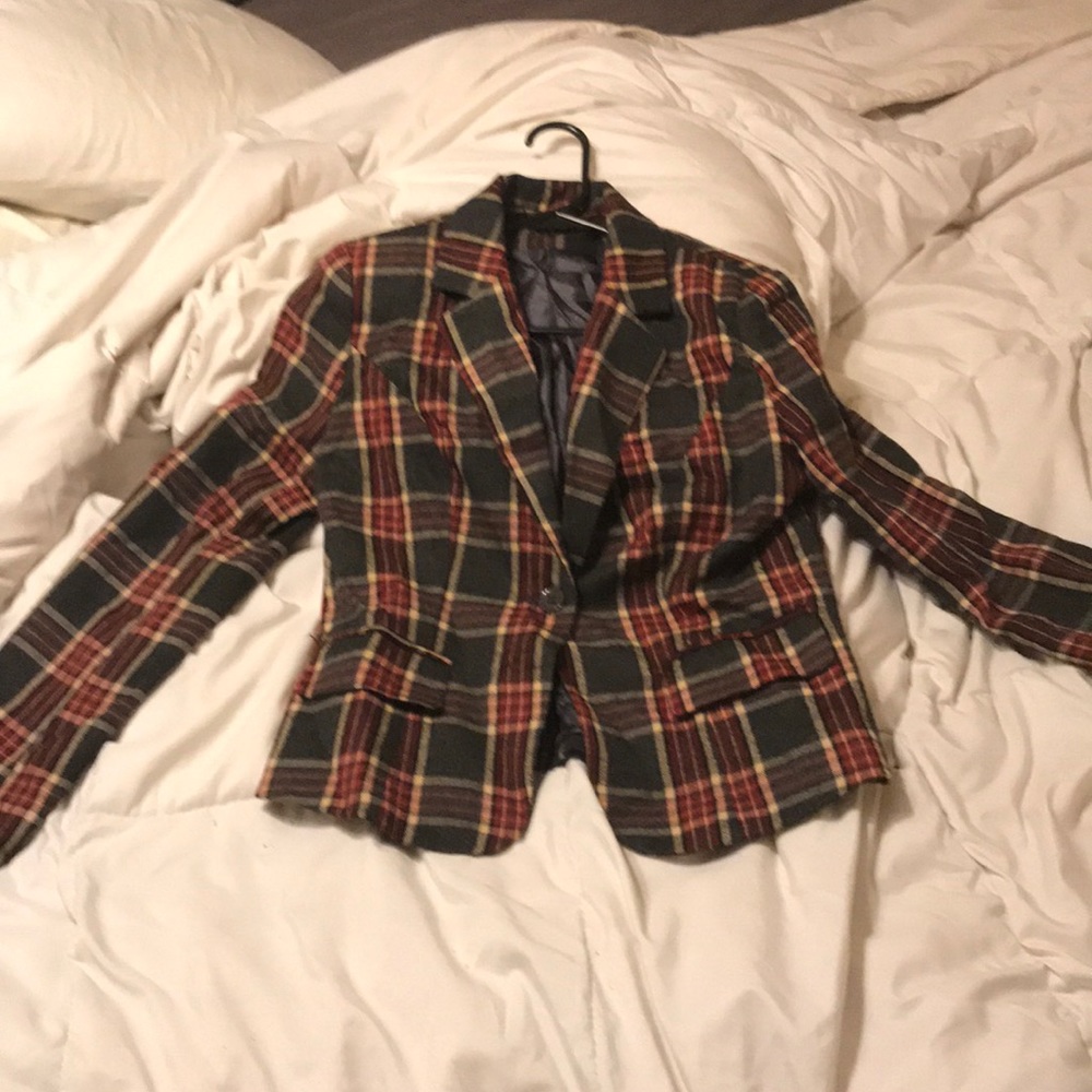 Plaid coat